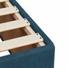 vidaXL Cama boxspring com colch&atilde;o 120x200 cm veludo azul