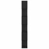 vidaXL Gabinete de Livros Carvalho Preto 70 x 24 x 193,5 cm