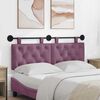 vidaXL Cabeceira Suspensa Roxo 150 x 55 x 7 cm Veludo