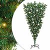 vidaXL &Aacute;rvore de Natal Artificial Invertida Pr&eacute;-iluminada com Conjunto de Bolas