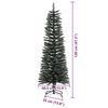 vidaXL &Aacute;rvore de Natal Artificial Verde 120 cm PVC, Pl&aacute;stico e A&ccedil;o