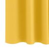 vidaXL Cortinas Blackout com Argolas 2 pcs Amarelo Mostarda