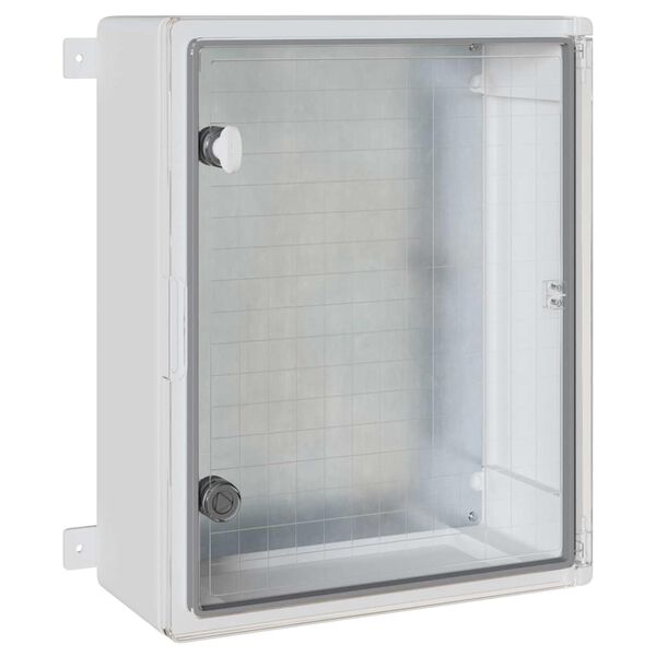 vidaXL Arm&aacute;rio de Controle Cinzeto 40 x 17,5 x 50 cm Pl&aacute;stico ABS