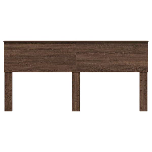 vidaXL Cabeceira Carvalho Marrom 200 cm Madeira processada