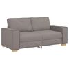 vidaXL Sof&aacute; de 2 lugares em tecido bege 180x78x84 cm
