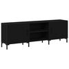 vidaXL Conjunto de m&oacute;vel de TV 150 x 30 x 50 cm Carvalho Preto