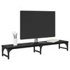 vidaXL Suporte para Monitor Carvalho Preto 105 x 23 x 15,5 cm
