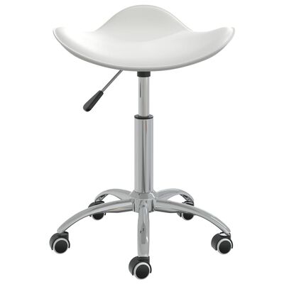 vidaXL Cadeira de escritório couro artificial branco