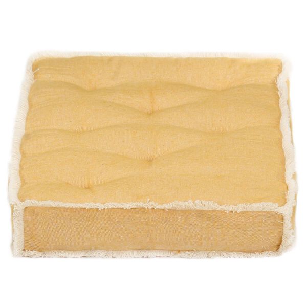 vidaXL Almofad&atilde;o para sof&aacute; de paletes 73x40x7 cm amarelo