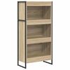 vidaXL Gabinete de Livros 60 x 30 x 121 cm Derivados de Madeira Sonoma