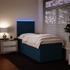 vidaXL Cama boxspring com colch&atilde;o 80x200 cm veludo azul