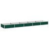 vidaXL Cama de Jardim Elevada Verde 400 x 80 x 24 cm
