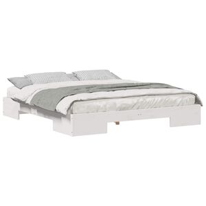 vidaXL Estrutura da Cama Branco 200 x 200 cm