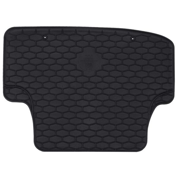 vidaXL Tapete de carro 4 pcs Preto Borracha