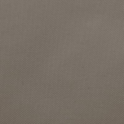vidaXL Para-sol tecido oxford retangular 2x5 m cinzento-acastanhado