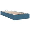 vidaXL Ottoman Bed Frame No Colchão Azul Escuro 90x190 cm Veludo