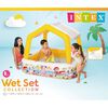 Intex Piscina com para-sol insuflável 157x157x122 cm