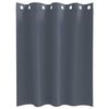vidaXL Cortinas Blackout com Argolas 2 pcs Antracite 140 x 140 cm