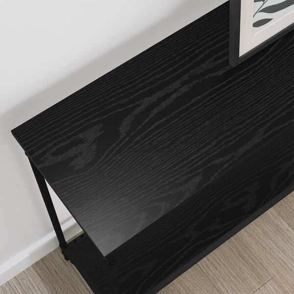 vidaXL Aparador Carvalho preto 101 x 30.5 x 75 cm Madeira processada