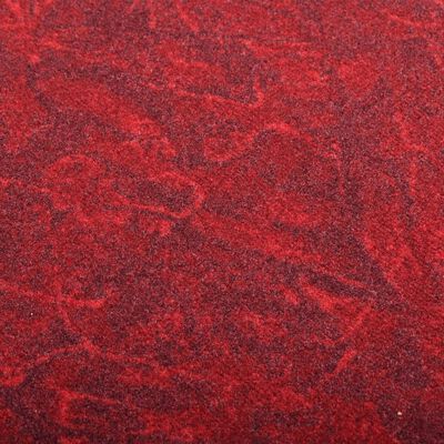 vidaXL Tapete/passadeira antiderrapante 100x300 cm vermelho