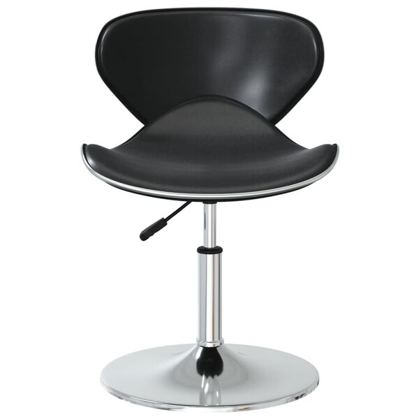 vidaXL Cadeiras de jantar 4 pcs couro artificial preto