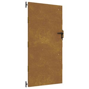 vidaXL Port&atilde;o de jardim 85x200 cm a&ccedil;o corten