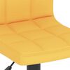 vidaXL Bancos de bar 2 pcs tecido amarelo mostarda