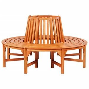 vidaXL Banco para &aacute;rvore &Oslash; 160 cm madeira