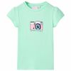 T-shirt de crian&ccedil;a verde brilhante 116