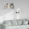 vidaXL Prateleira de Parede 2 pcs M&aacute;rmore Branco 100 x 9 x 3 cm