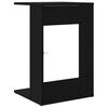 vidaXL Mesa Lateral Carvalho Preto 40 x 38 x 62,5 cm