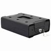 vidaXL Cofre para Carro com bloqueio Preto 22 x 16 x 7 cm A&ccedil;o