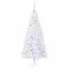 vidaXL &Aacute;rvore de Natal Artificial com 300 LEDs Branco 210 cm PVC e A&ccedil;o