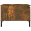 vidaXL Mesa de centro 90x50x36,5 cm derivados madeira carvalho fumado