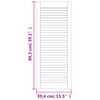 vidaXL Portas de arm&aacute;rio 4 pcs design de persiana pinho maci&ccedil;o branco