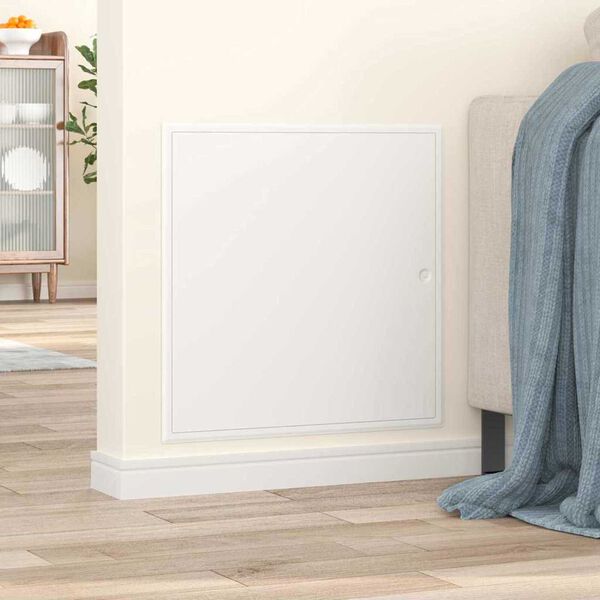 vidaXL Painel de Acesso Branco 63 x 33 x 3 cm A&ccedil;o