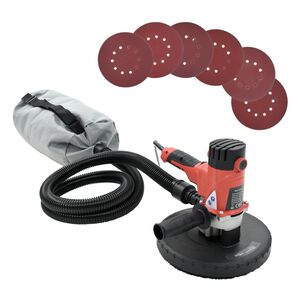 vidaXL Lixadeira de reboco com fun&ccedil;&atilde;o de aspira&ccedil;&atilde;o 1200 W