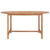 vidaXL Mesa de jardim 150x76 cm madeira de teca maci&ccedil;a