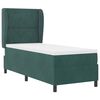 vidaXL Cama Box com colch&atilde;o Verde Escuro 200 x 80 cm Poli&eacute;ster