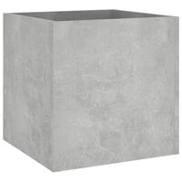 vidaXL Vaso/floreira 40x40x40 cm madeira processada Concreto Cinza