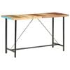 vidaXL Mesa de bar 180x70x107 cm madeira recuperada maci&ccedil;a