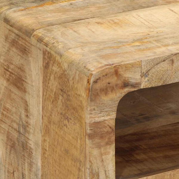 vidaXL Móvel de TV 105x46x32 cm madeira de mangueira áspera maciça