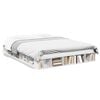 vidaXL Estrutura de cama 140x200 cm derivados de madeira branco