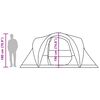 vidaXL Tenda familiar em c&uacute;pula p/ 6pessoas imperme&aacute;vel verde azeitona