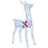 vidaXL Rena de Natal 3D LOVIISA 110 LED Azul 70 x 26 x 100 cm