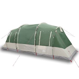 vidaXL Tenda familiar t&uacute;nel para 6 pessoas imperme&aacute;vel verde