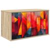vidaXL Arm&aacute;rio de TV Montado na Parede HEESCH 69 x 33 x 40 cm