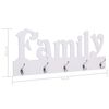 vidaXL Cabide de parede FAMILY 74x29,5 cm