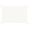 vidaXL Para-sol estilo vela 160 g/m&sup2; 4x5 m PEAD branco
