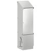 vidaXL Comedouro para galinha Prateado 13 x 12 x 51 cm A&ccedil;o Galvanizado